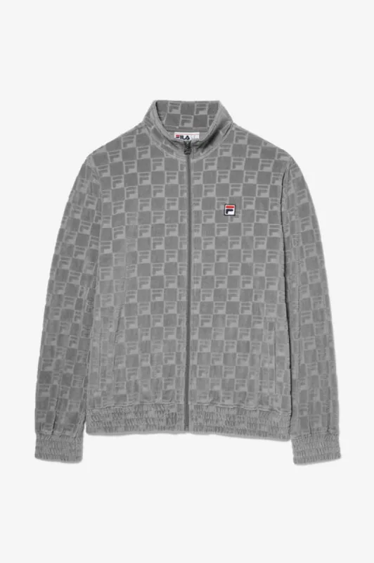 Jacquard Velour Track Jacket sold by Fila