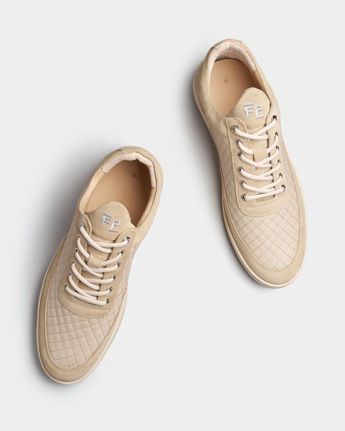 Low Top Quilted Beige sold by Filling Pieces product image thumbnail 4