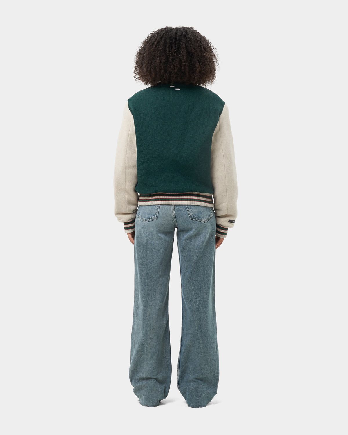 Varsity Jacket Green / Off White sold by Filling Pieces product image thumbnail 15