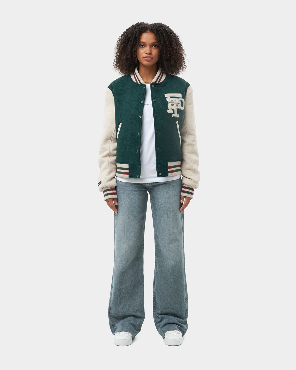 Varsity Jacket Green / Off White sold by Filling Pieces product image thumbnail 10