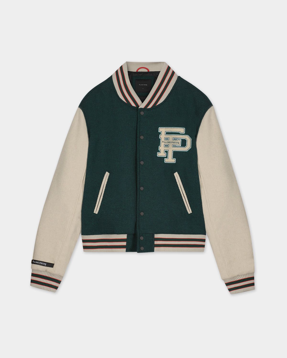 Varsity Jacket Green / Off White sold by Filling Pieces product image thumbnail 8