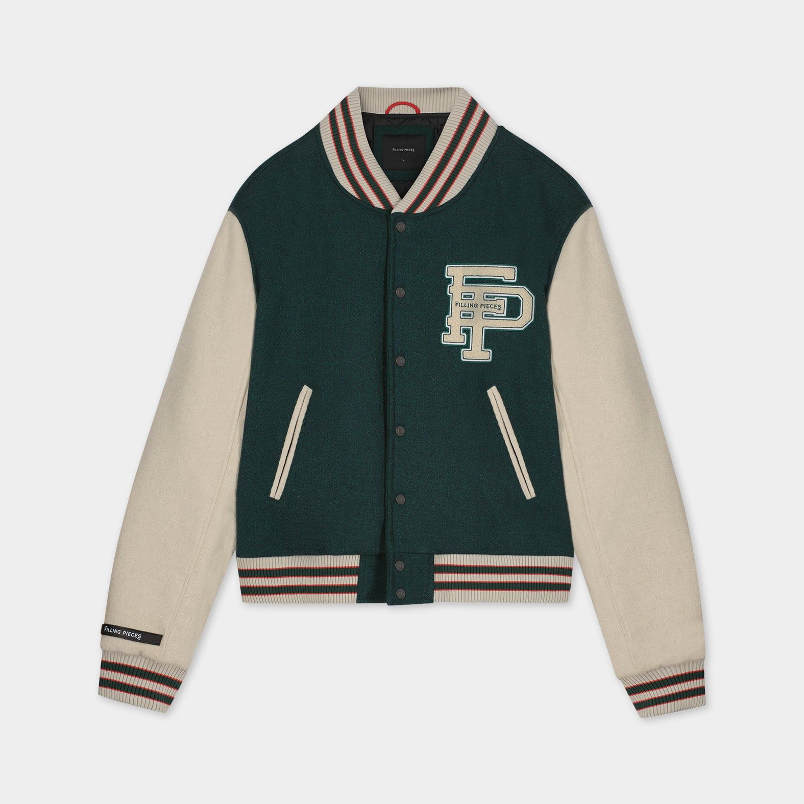 Varsity Jacket Green / Off White sold by Filling Pieces product image thumbnail 16