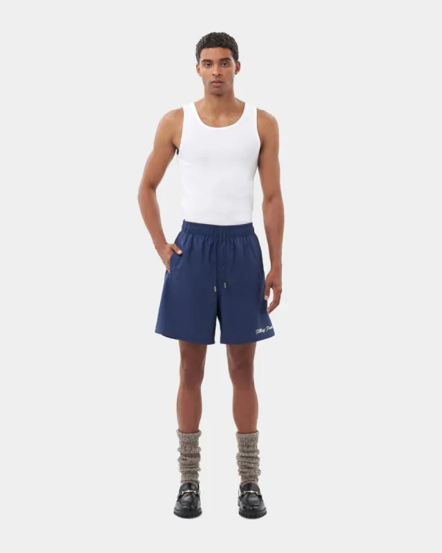 Resort Shorts Navy sold by Filling Pieces