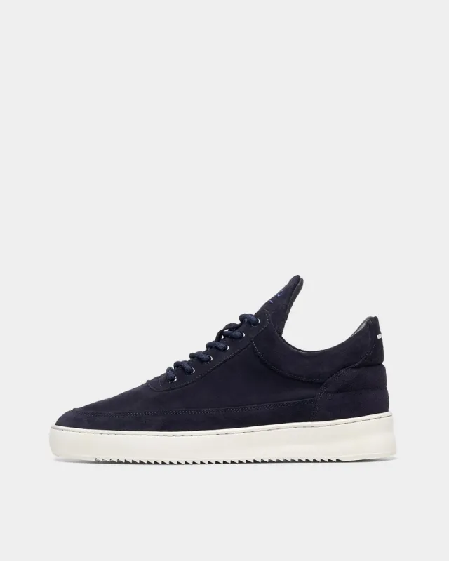 Low Top Suede Organic Navy sold by Filling Pieces