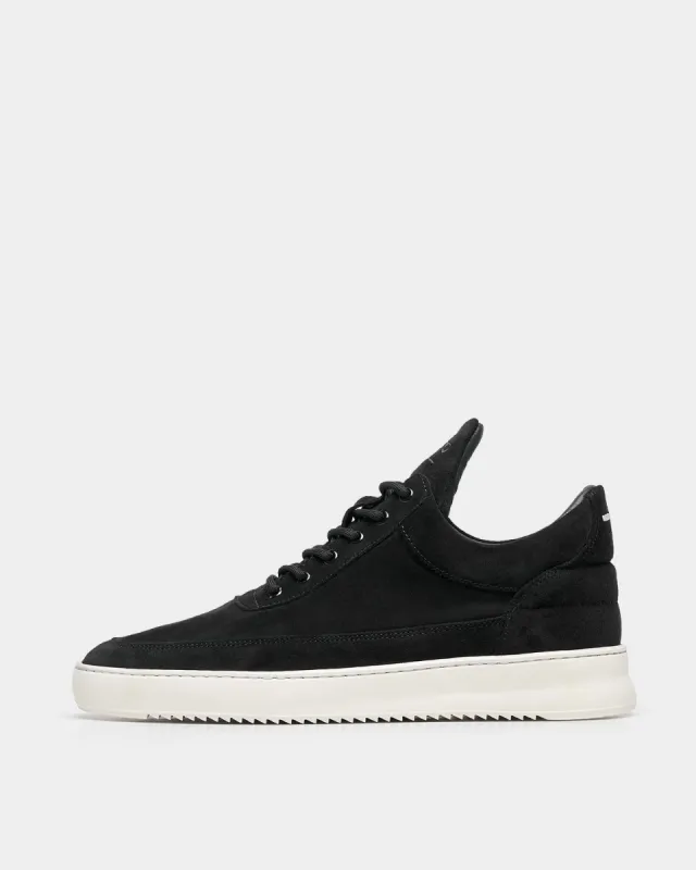 Low Top Suede Organic Black sold by Filling Pieces