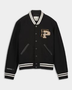Varsity Jacket Black / White sold by Filling Pieces