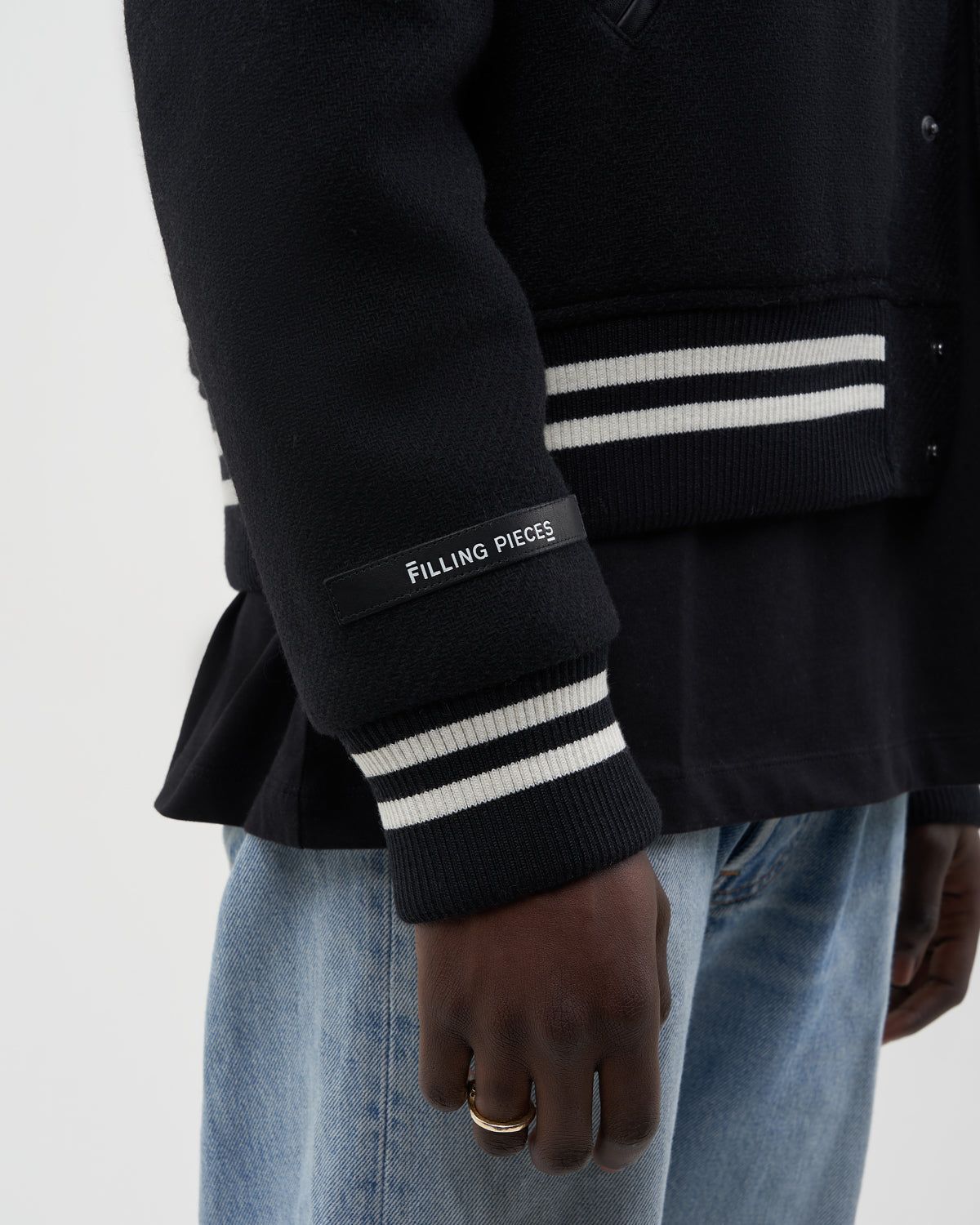 Varsity Jacket Black sold by Filling Pieces product image thumbnail 4