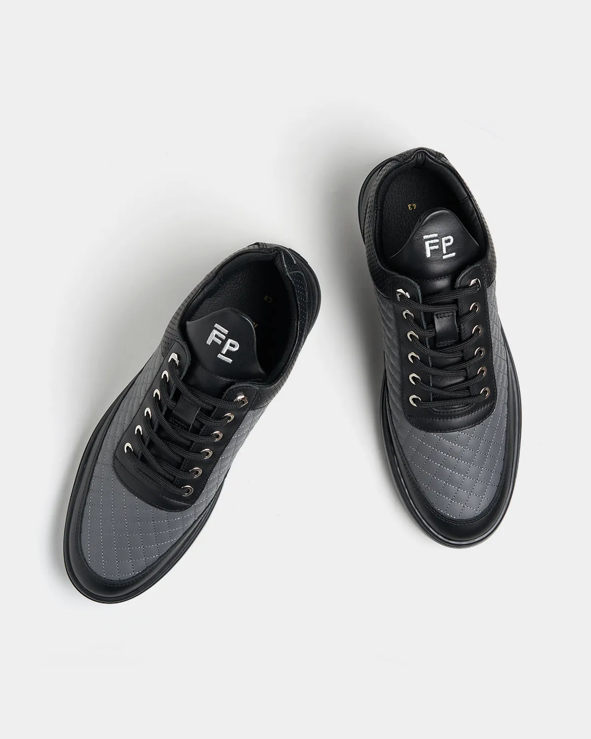 Low Top Quilted Dark Grey sold by Filling Pieces product image thumbnail 5