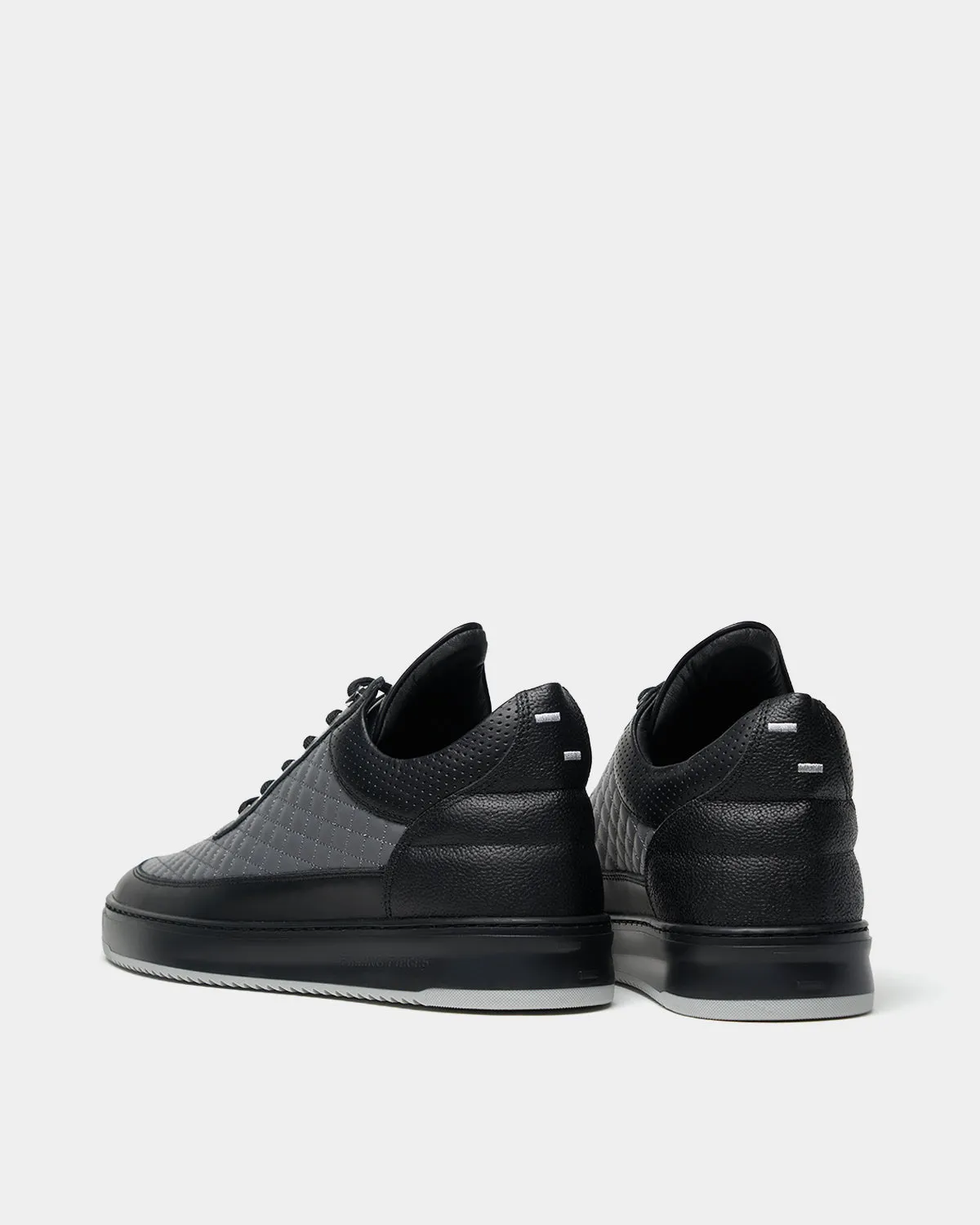 Low Top Quilted Dark Grey sold by Filling Pieces product image thumbnail 2
