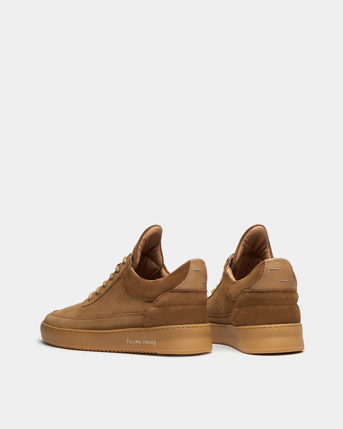 Low Top Perforated Suede Brown sold by Filling Pieces product image thumbnail 3