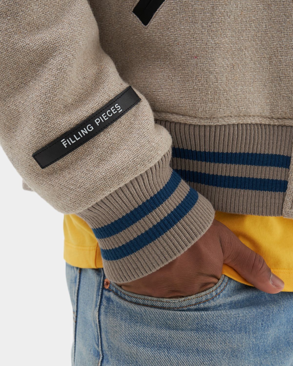 Varsity Jacket Sand sold by Filling Pieces product image thumbnail 5