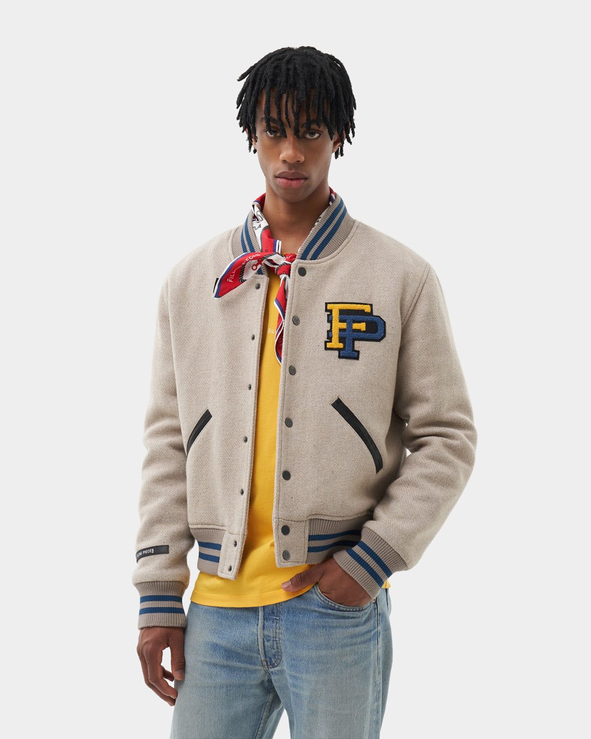 Varsity Jacket Sand sold by Filling Pieces