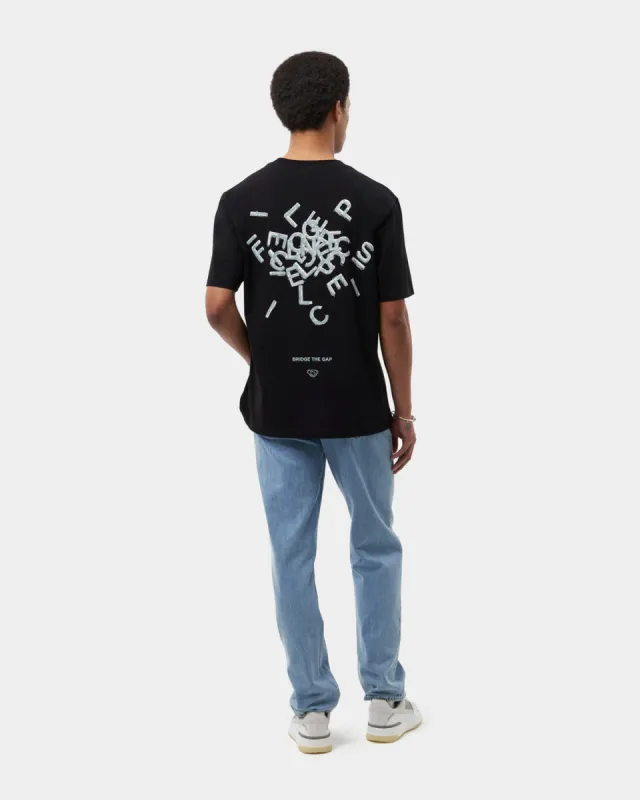 T-shirt Alphabet Black sold by Filling Pieces