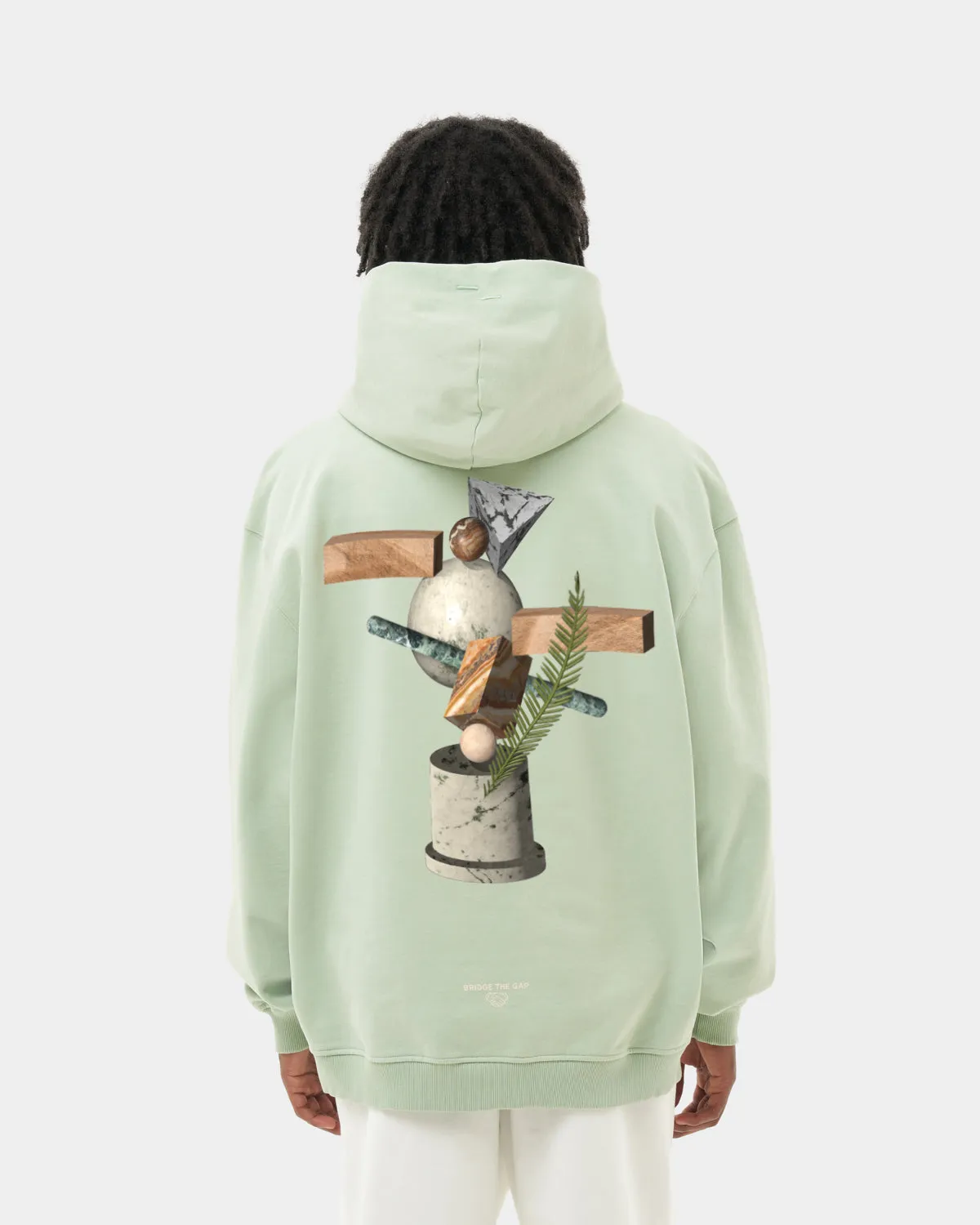 Hoodie Balance Frosty Green sold by Filling Pieces product image thumbnail 4