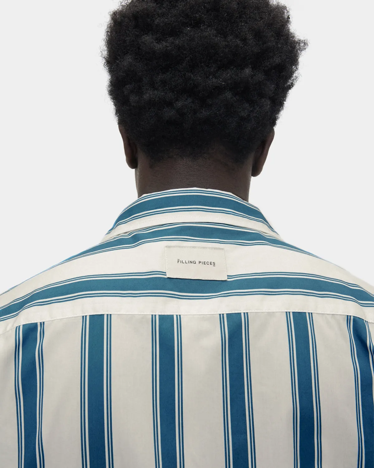 Resort Shirt Striped Adriatic Blue sold by Filling Pieces product image thumbnail 3