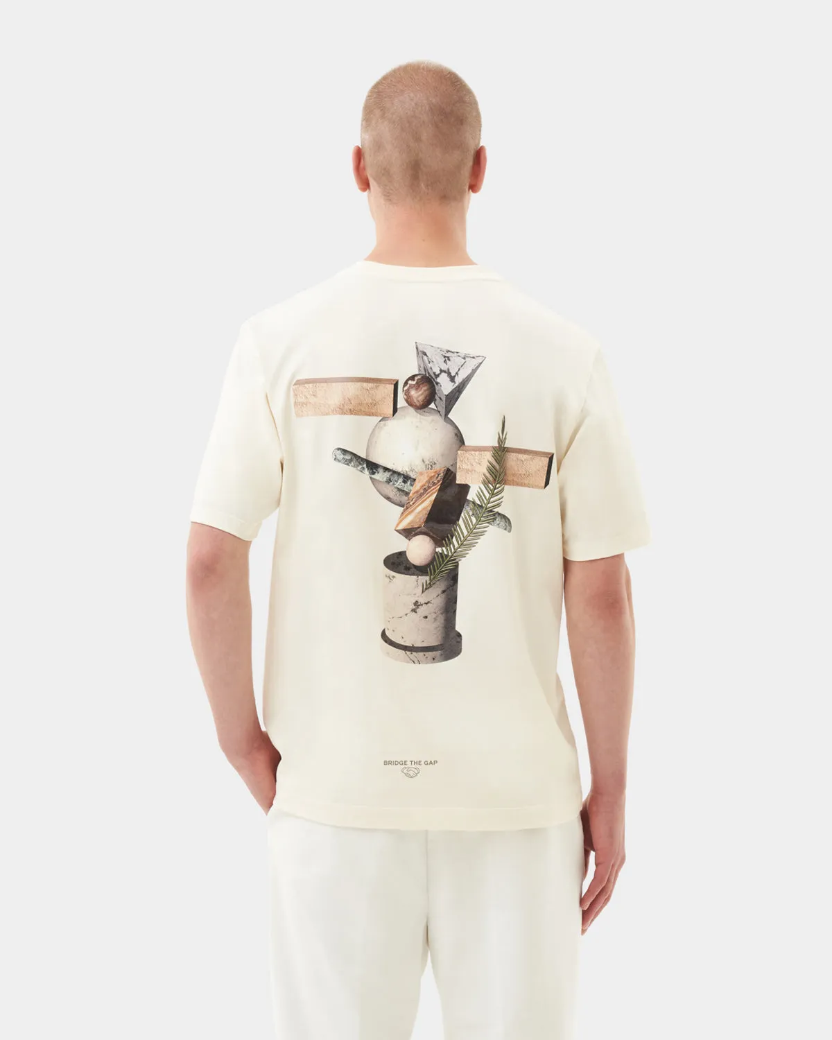 T-shirt Balance Antique White sold by Filling Pieces