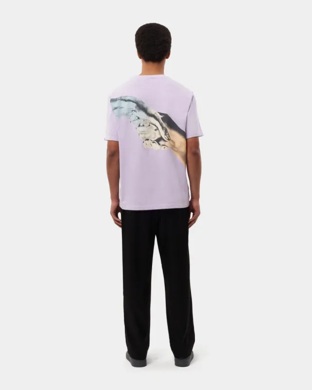 T-shirt Gradient Handshake Lilac made by Filling Pieces