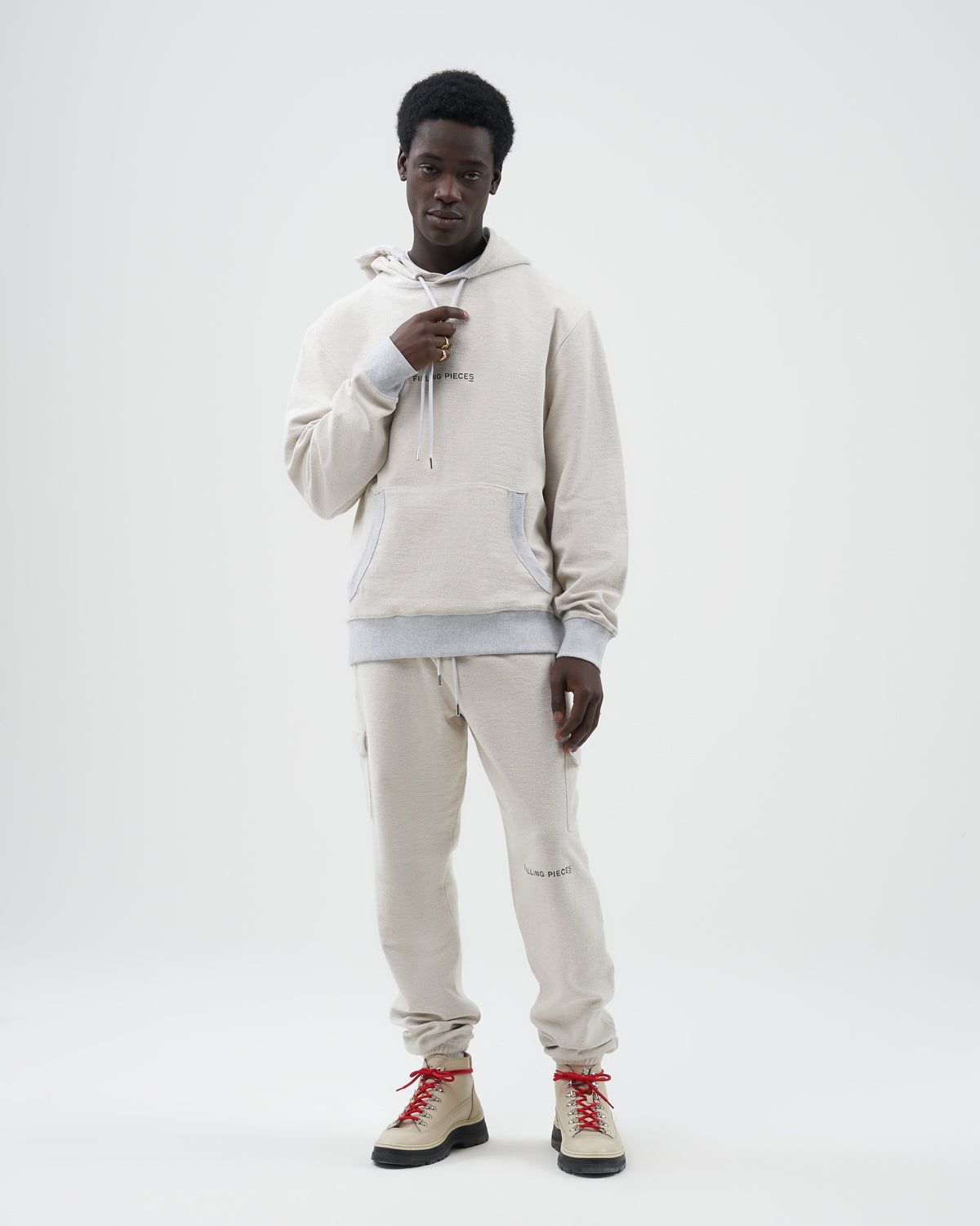 Sweat Pants Reverse Grey Melange sold by Filling Pieces