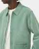 Leather Jacket Suede Frosty Green sold by Filling Pieces