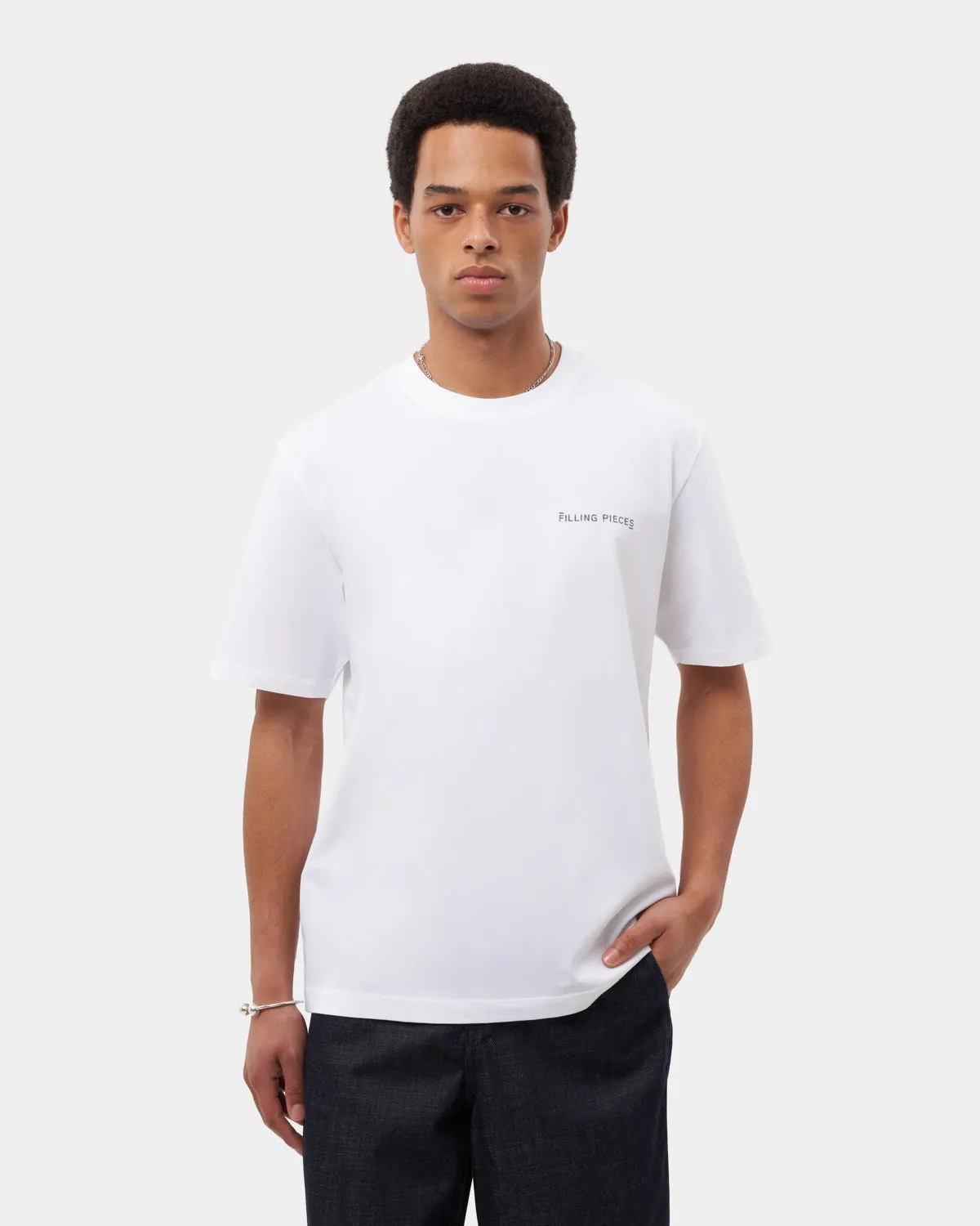 T-shirt Alphabet White sold by Filling Pieces product image thumbnail 2