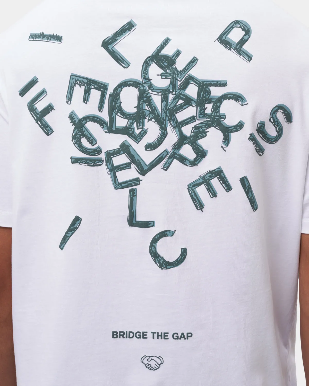 T-shirt Alphabet White sold by Filling Pieces product image thumbnail 3