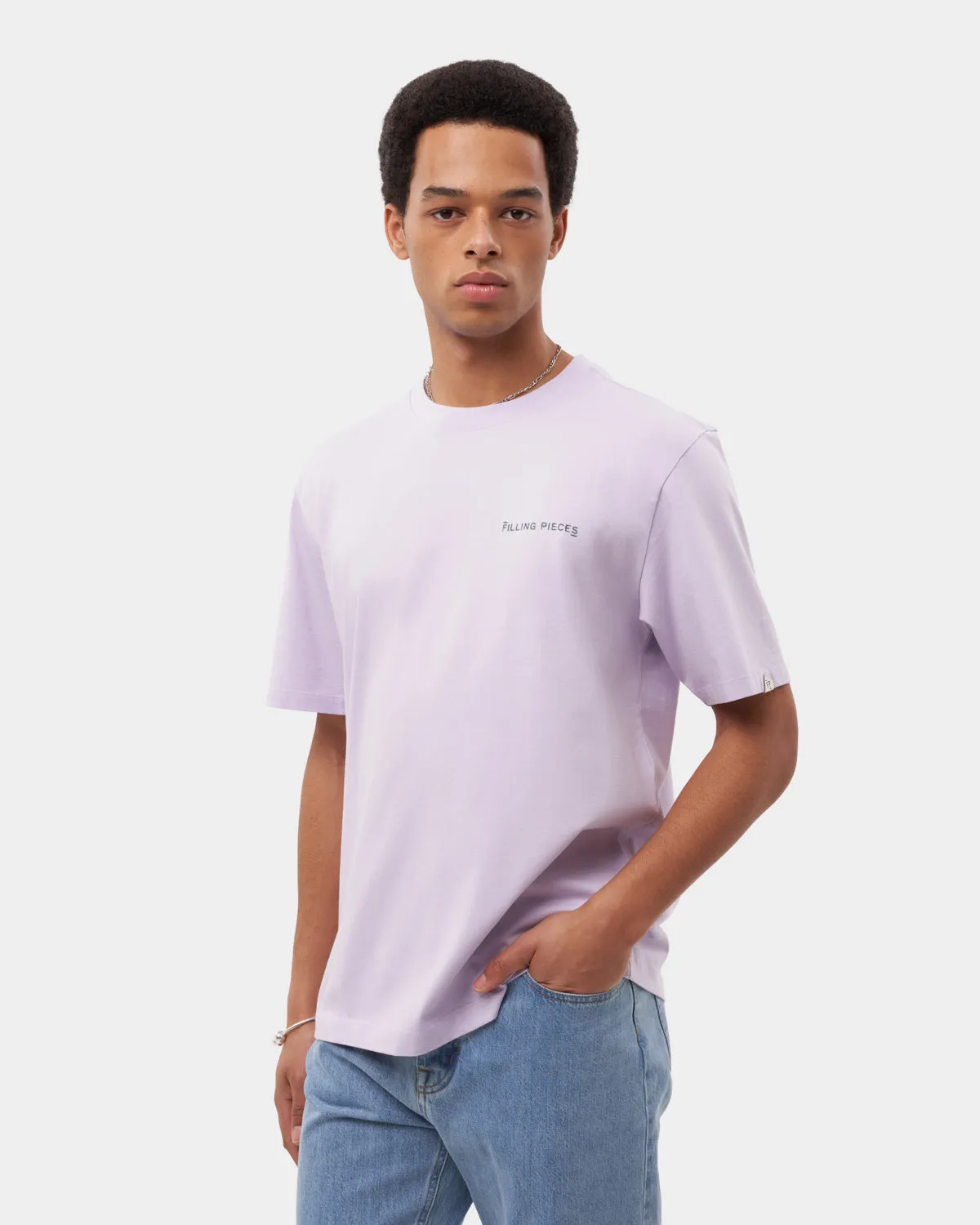 T-shirt Alphabet Lilac sold by Filling Pieces product image thumbnail 2