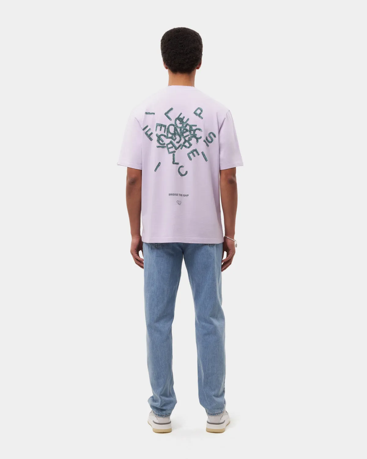 T-shirt Alphabet Lilac sold by Filling Pieces