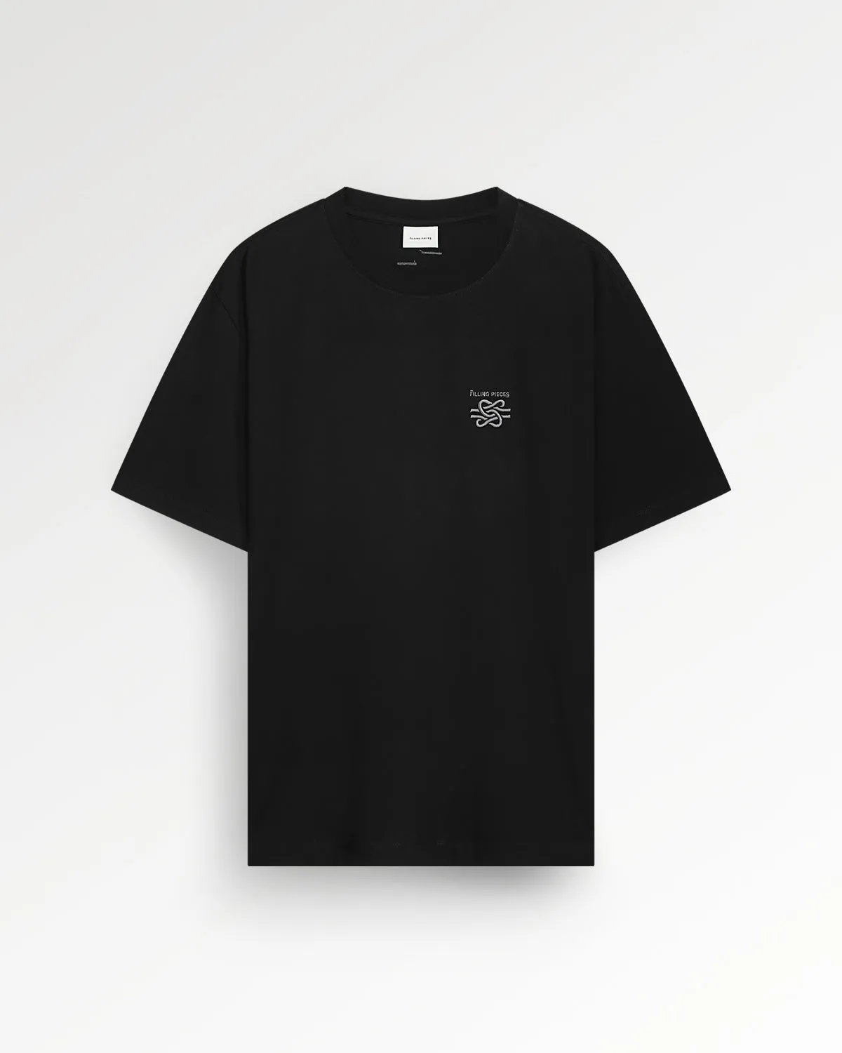 T-shirt Embroidered Knot Black sold by Filling Pieces
