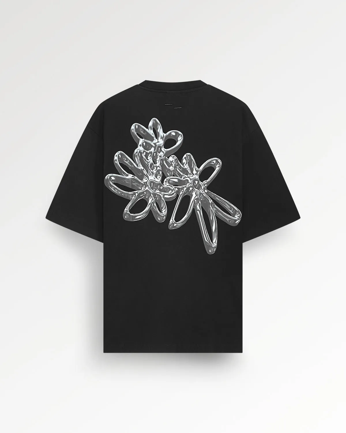 T-shirt Chrome Flower Black sold by Filling Pieces