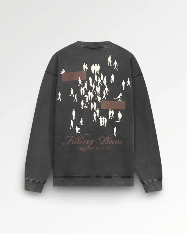 Sweatshirt United by Generations Vintage Black sold by Filling Pieces