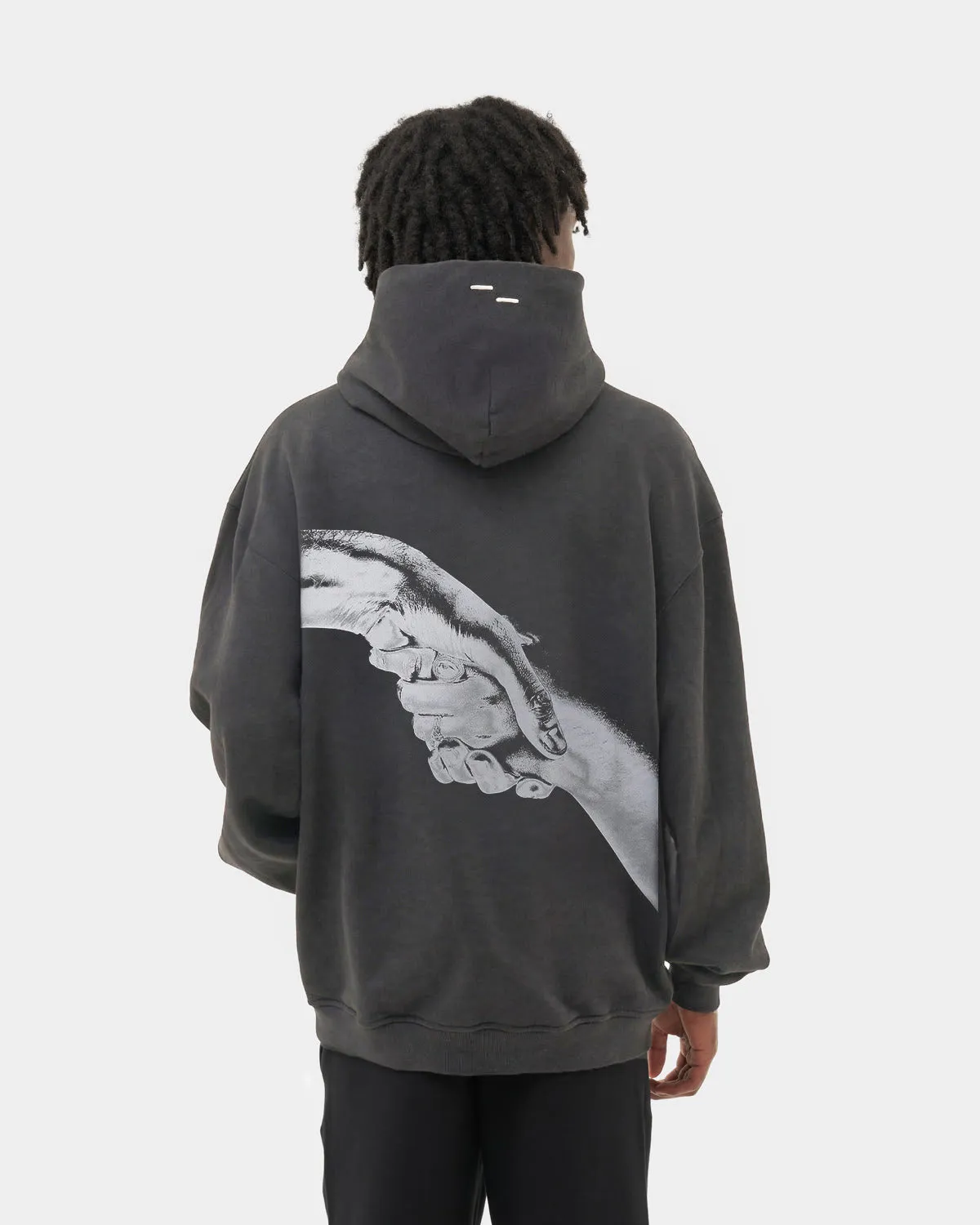 Hoodie Handshake Vintage Black sold by Filling Pieces product image thumbnail 2