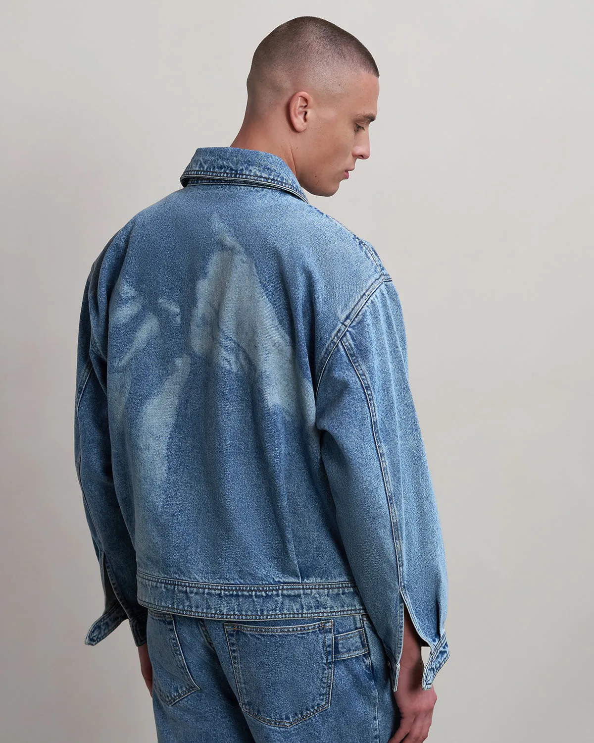 Denim Jacket Indigo sold by Filling Pieces product image thumbnail 5