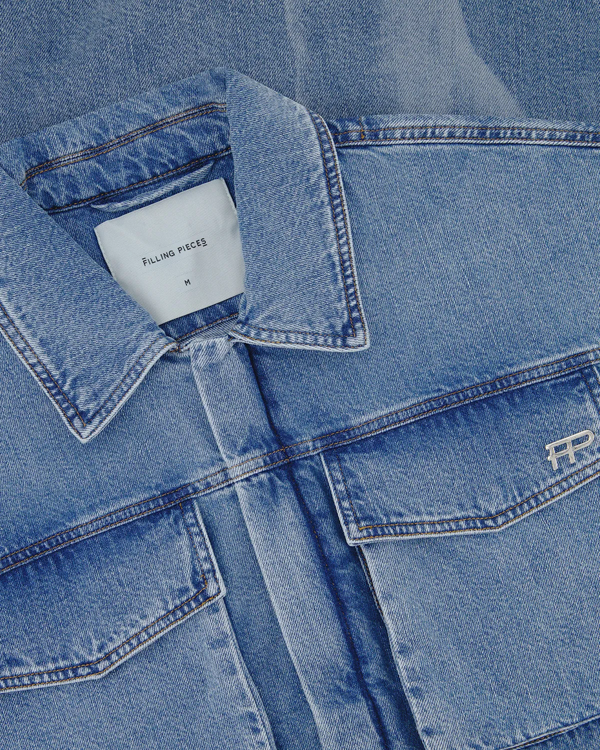 Denim Jacket Indigo sold by Filling Pieces product image thumbnail 3