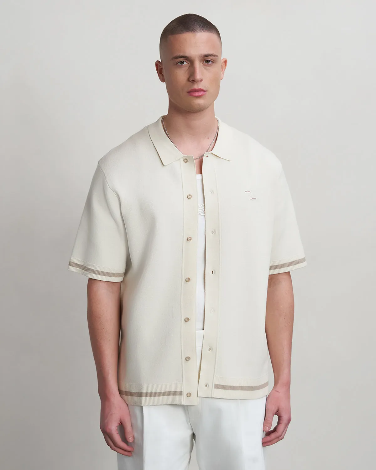 Knit Shirt Classic Antique White sold by Filling Pieces product image thumbnail 5