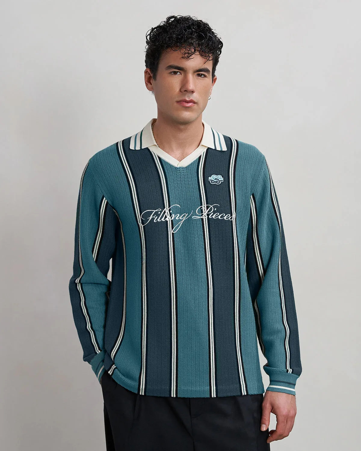 Knit Football Jersey Dark Green sold by Filling Pieces product image thumbnail 4
