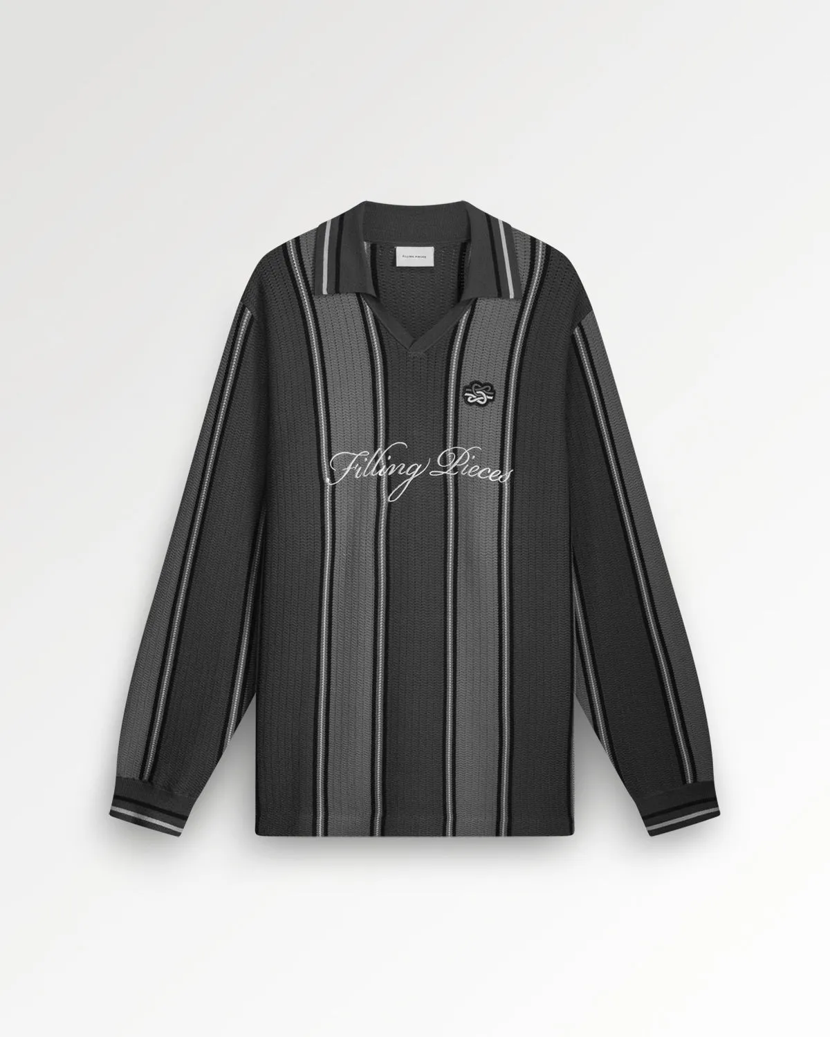 Knit Football Jersey Black / Grey sold by Filling Pieces