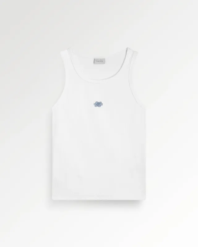 Tank Top Knot White / Blue sold by Filling Pieces