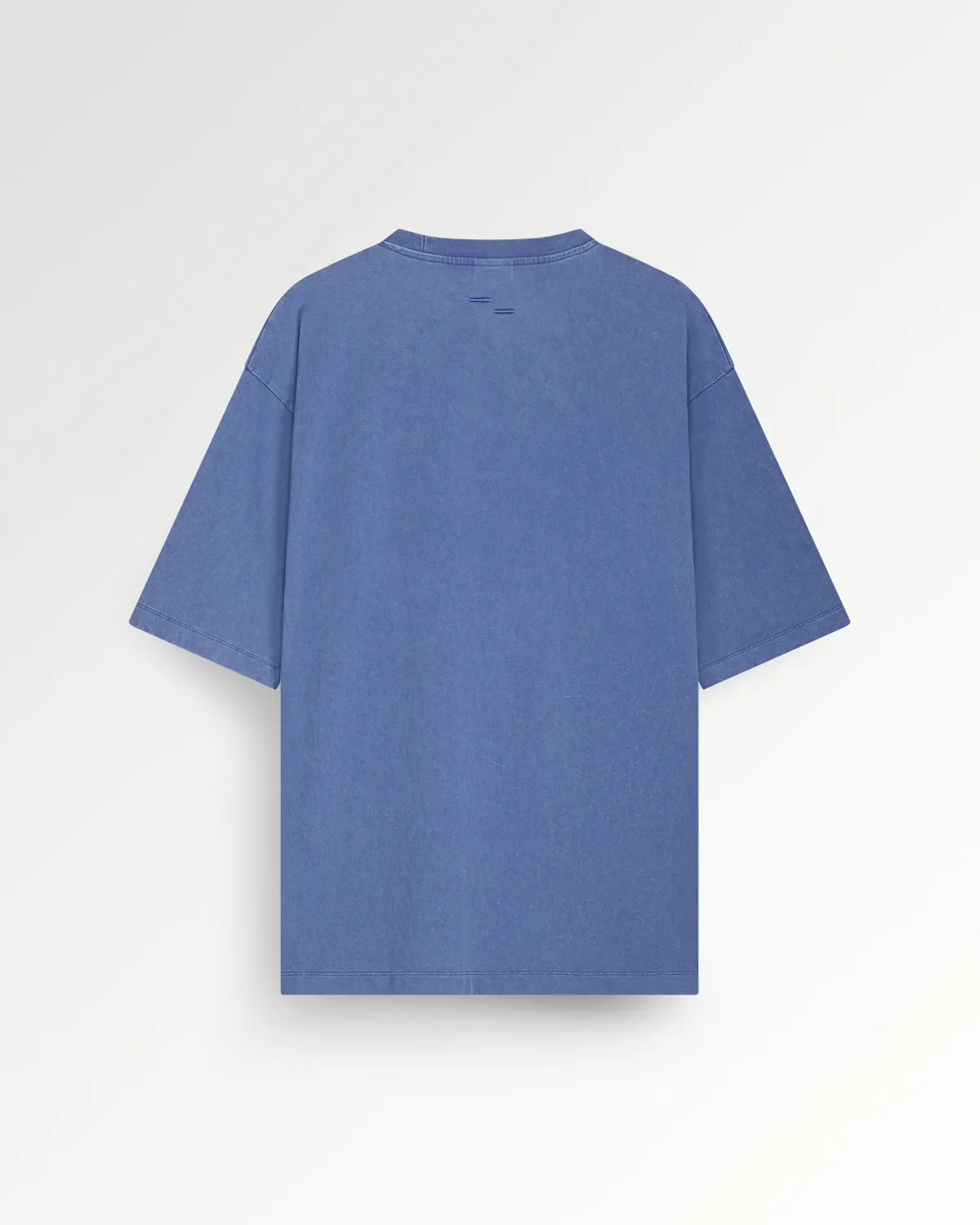 T-shirt Boxy Embroidered Vintage Blue sold by Filling Pieces product image thumbnail 2