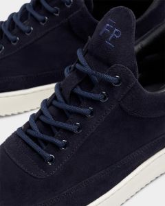 Low Top Suede Organic Navy sold by Filling Pieces