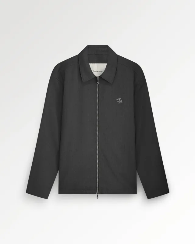 Coach Jacket Twill Wool Grey made by Filling Pieces