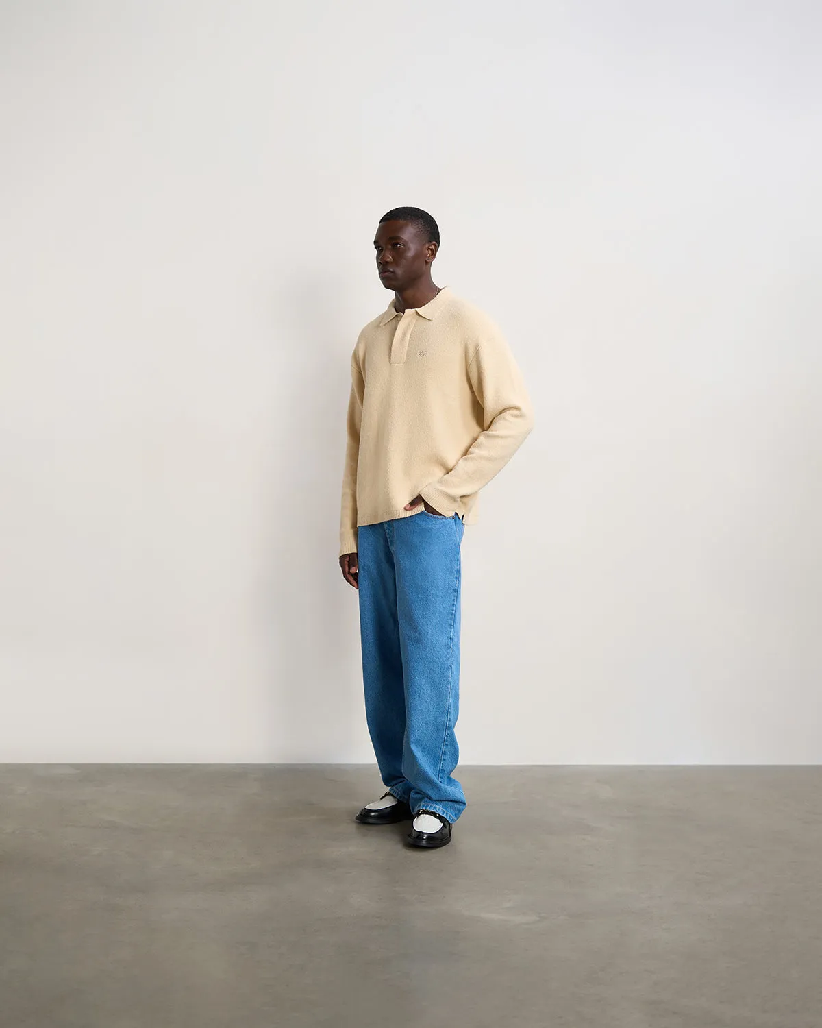 Knit Shirt Boucle Beige sold by Filling Pieces product image thumbnail 4