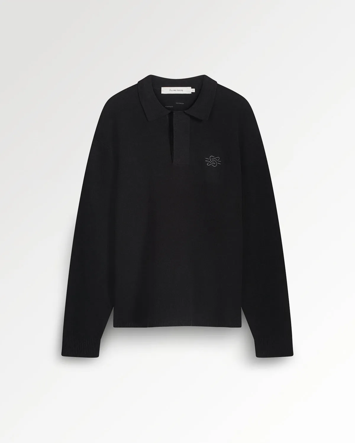 Knit Shirt Boucle Black sold by Filling Pieces