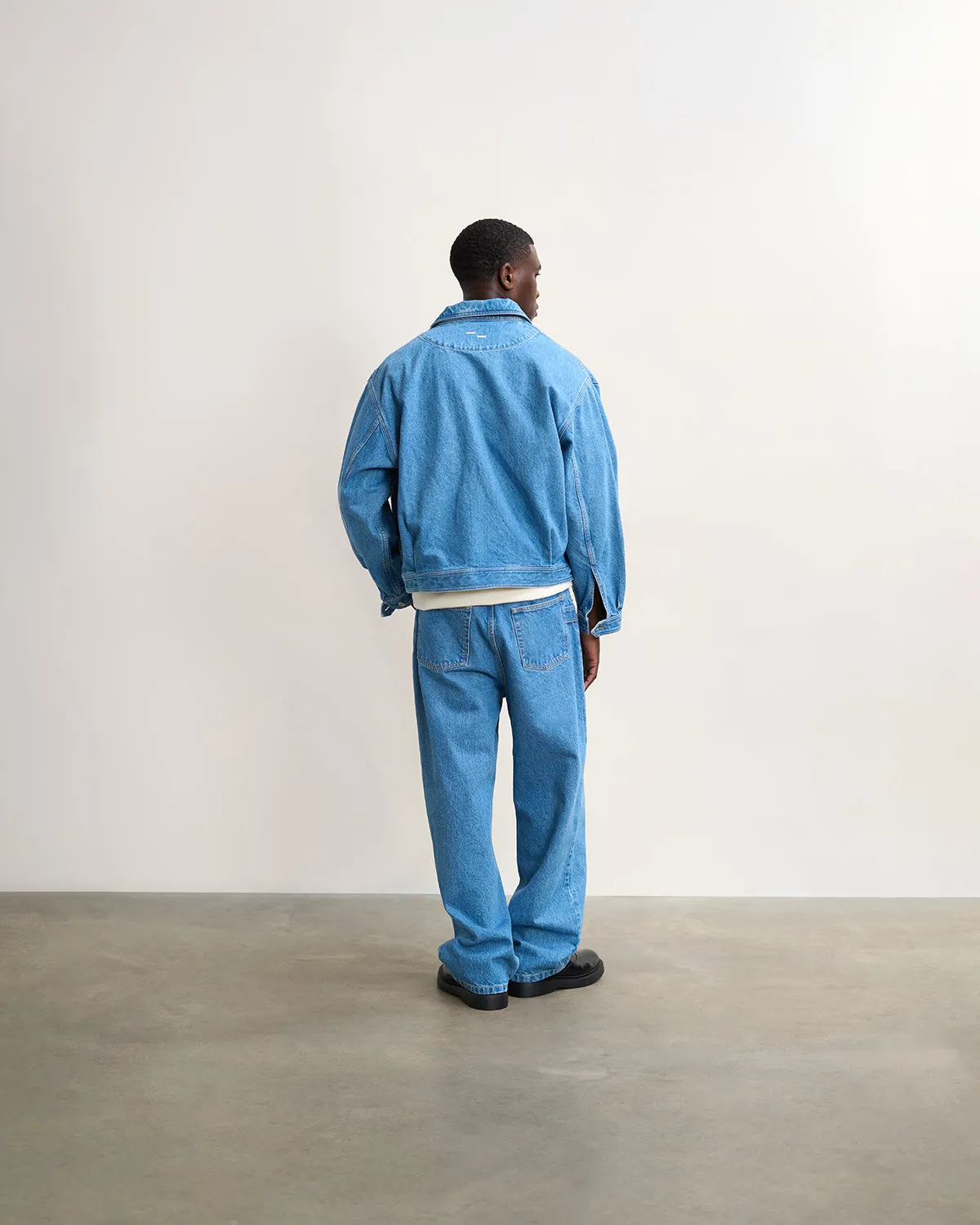 Denim Jacket Washed Indigo sold by Filling Pieces product image thumbnail 5