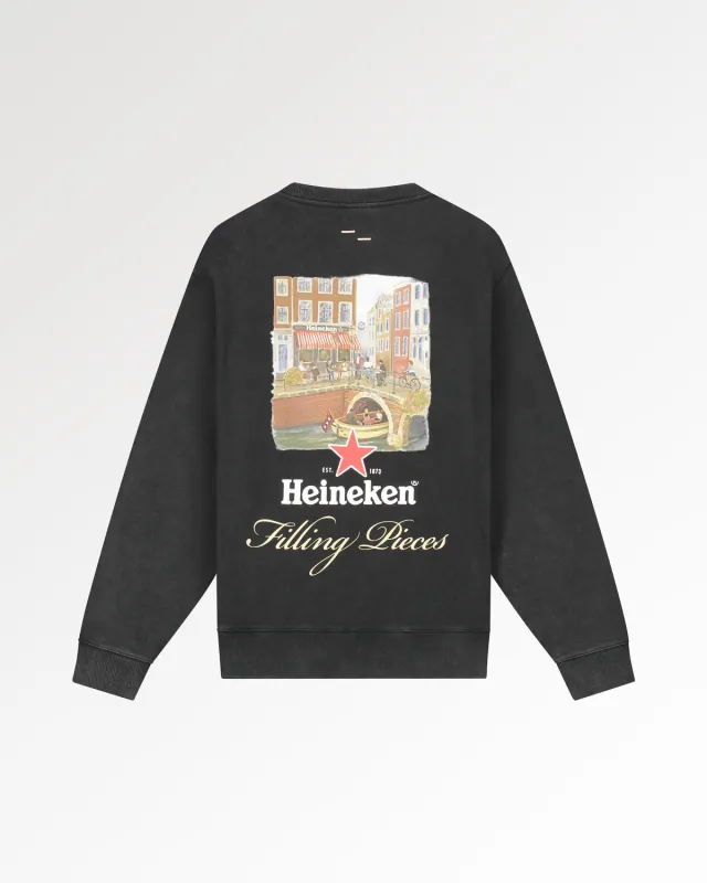 Sweatshirt Heineken Cafe Vintage Black sold by Filling Pieces