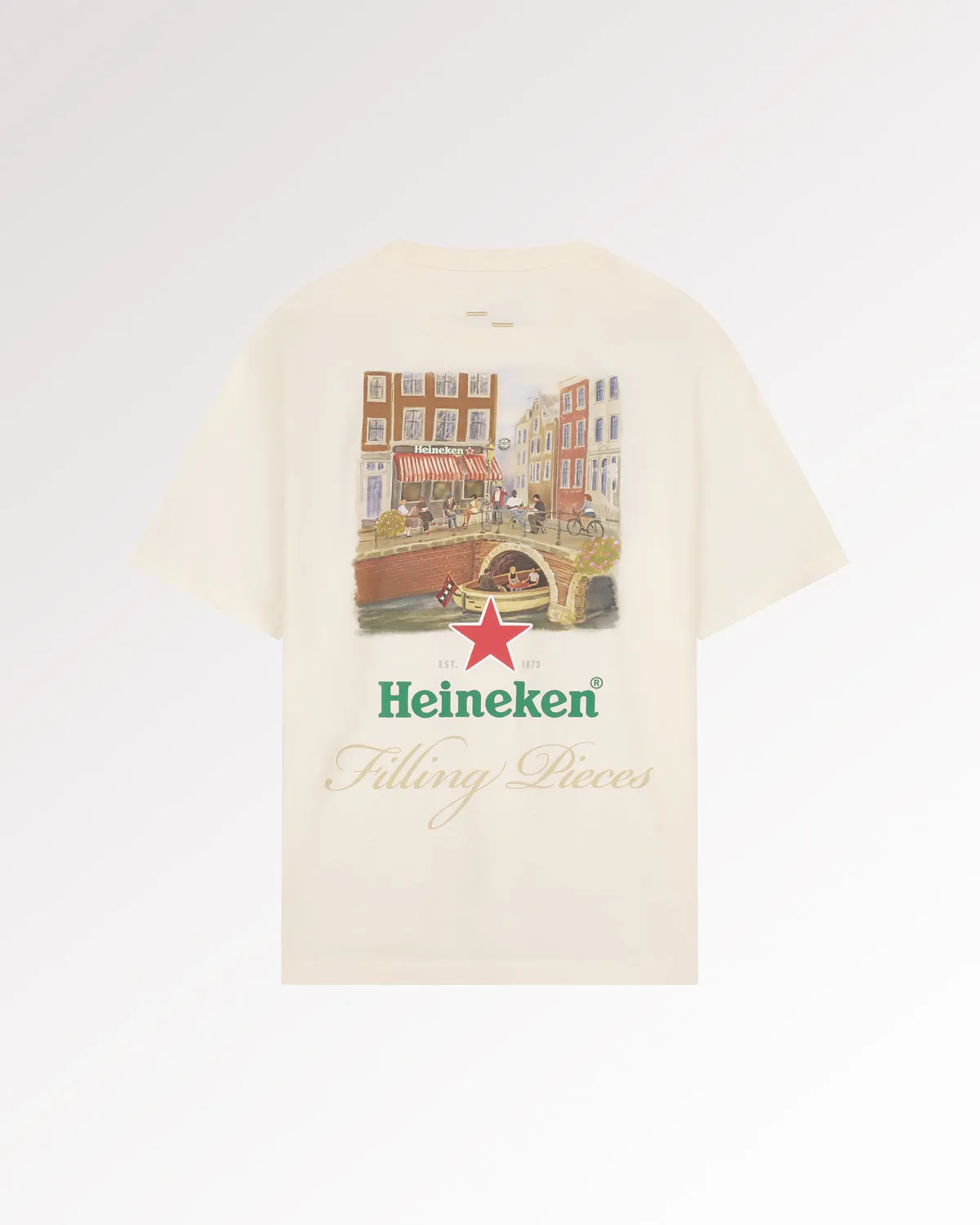 T-shirt Heineken Cafe Antique White sold by Filling Pieces
