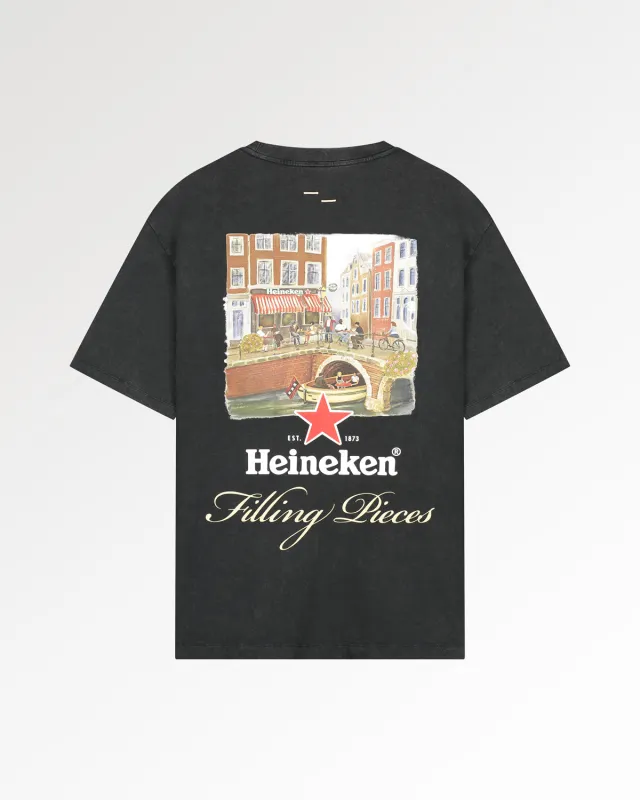 T-shirt Heineken Cafe Vintage Black made by Filling Pieces