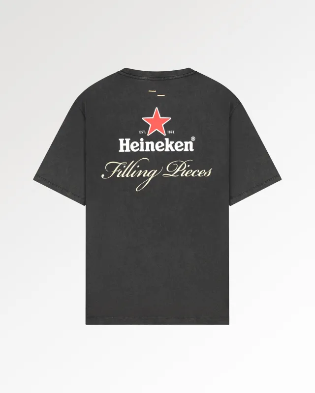 T-shirt Heineken Logo Vintage Black made by Filling Pieces