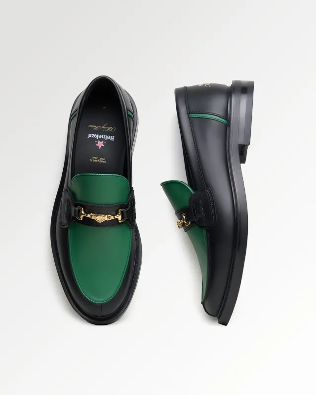 Loafer Heineken Nappa Green sold by Filling Pieces