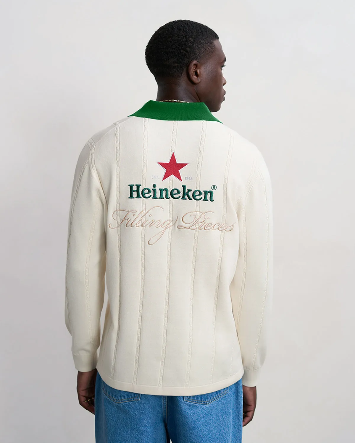 Knit Jersey Heineken Antique White sold by Filling Pieces product image thumbnail 5
