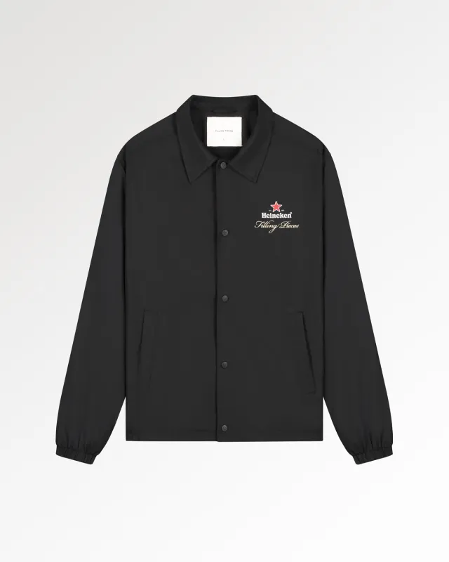 Coach Jacket Heineken Black made by Filling Pieces